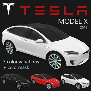 Tesla Model X 2016 PBR