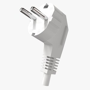 Power Plug CEE 7/4 White