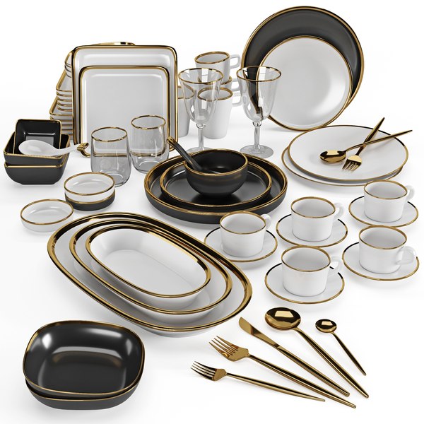 3D model kitchenware tableware 07
