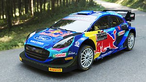 3D model 2022 Ford Puma Rally1 - 3d Car