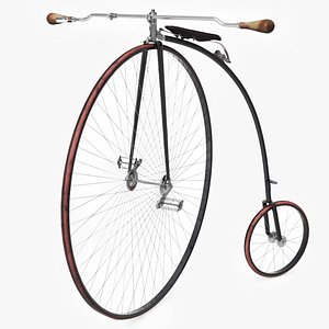 Antique High Wheeler Rigged