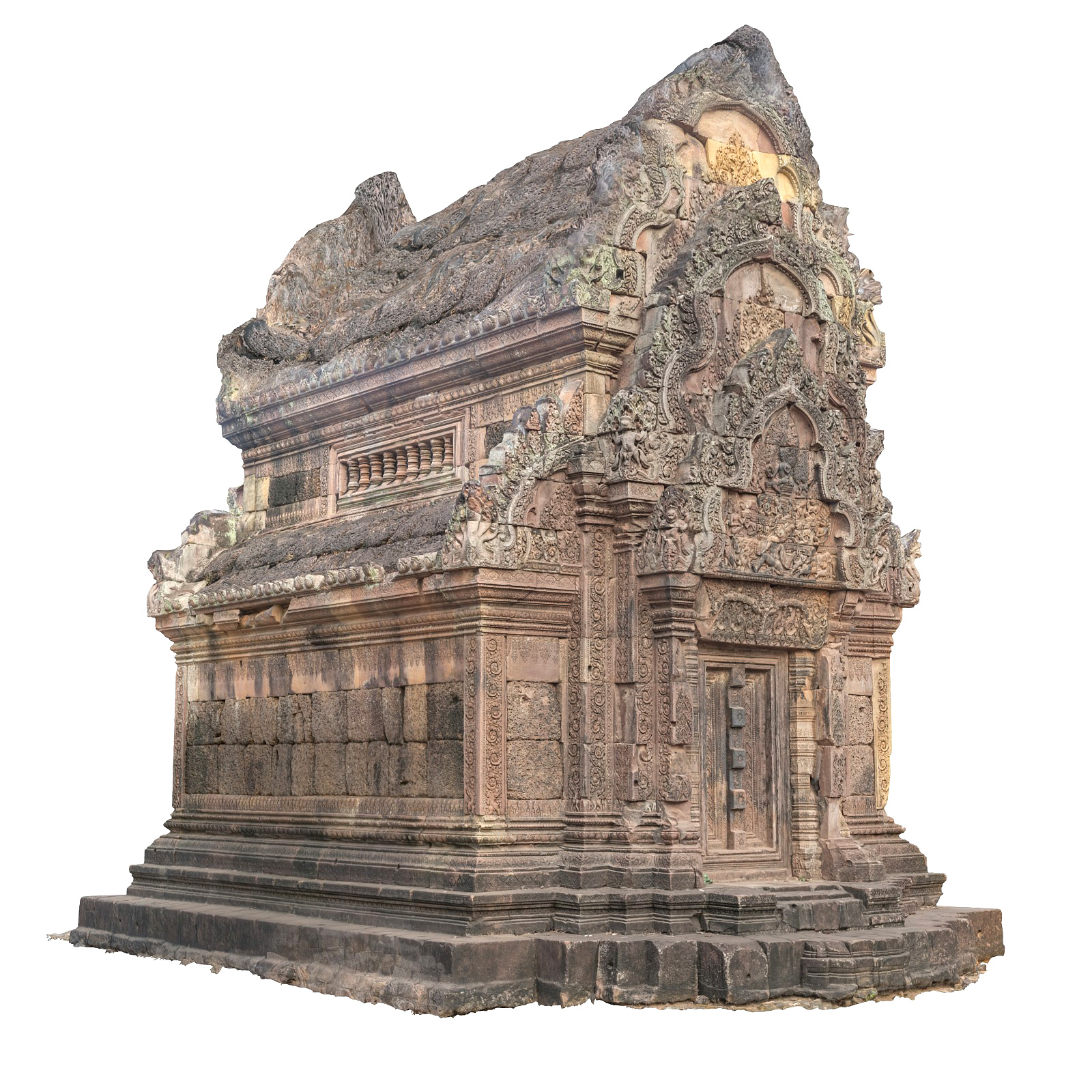 red temple ultra hd 3d model