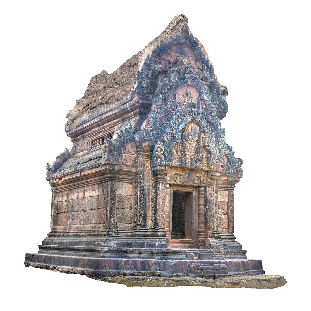 Red Temple Ultra Hd 3d Model