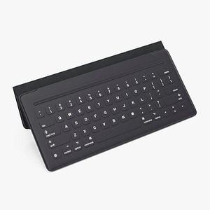 Wireless Tablet Keyboard Apple Rigged 3D model