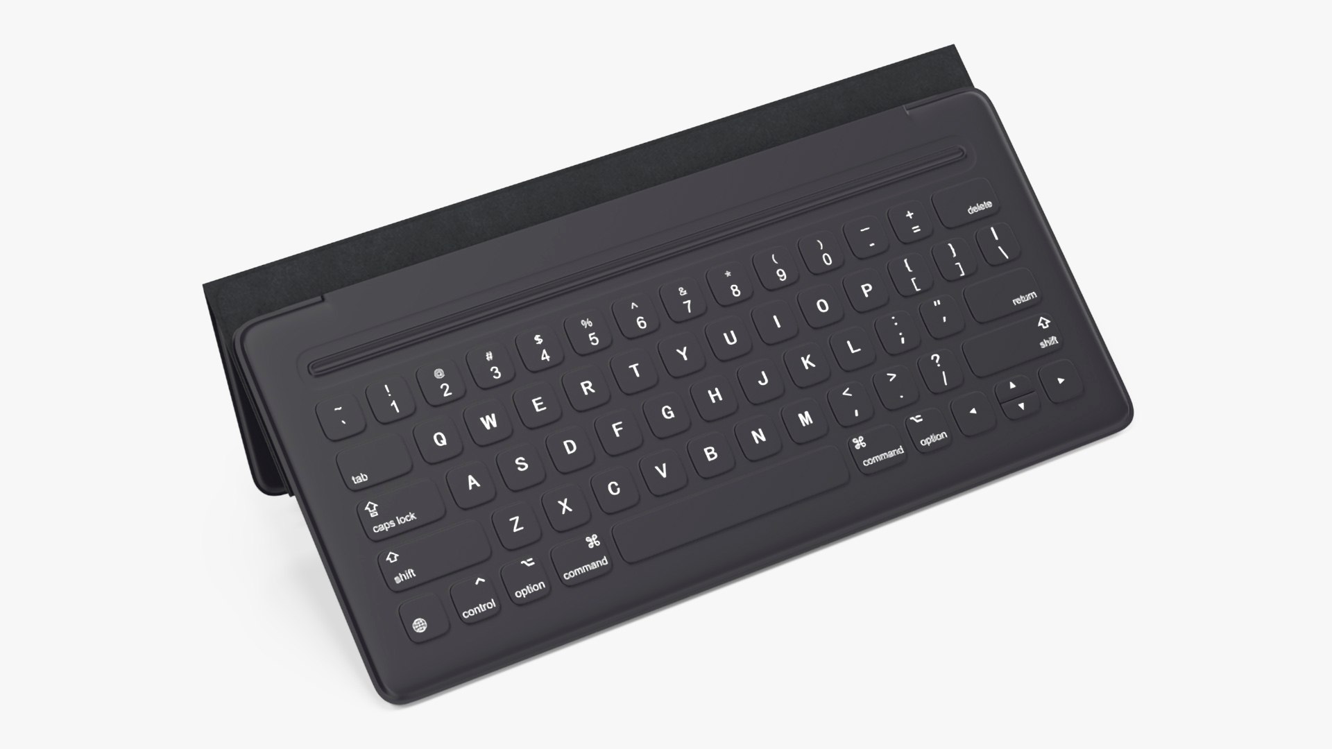 Wireless Tablet Keyboard Apple Rigged 3D model preview