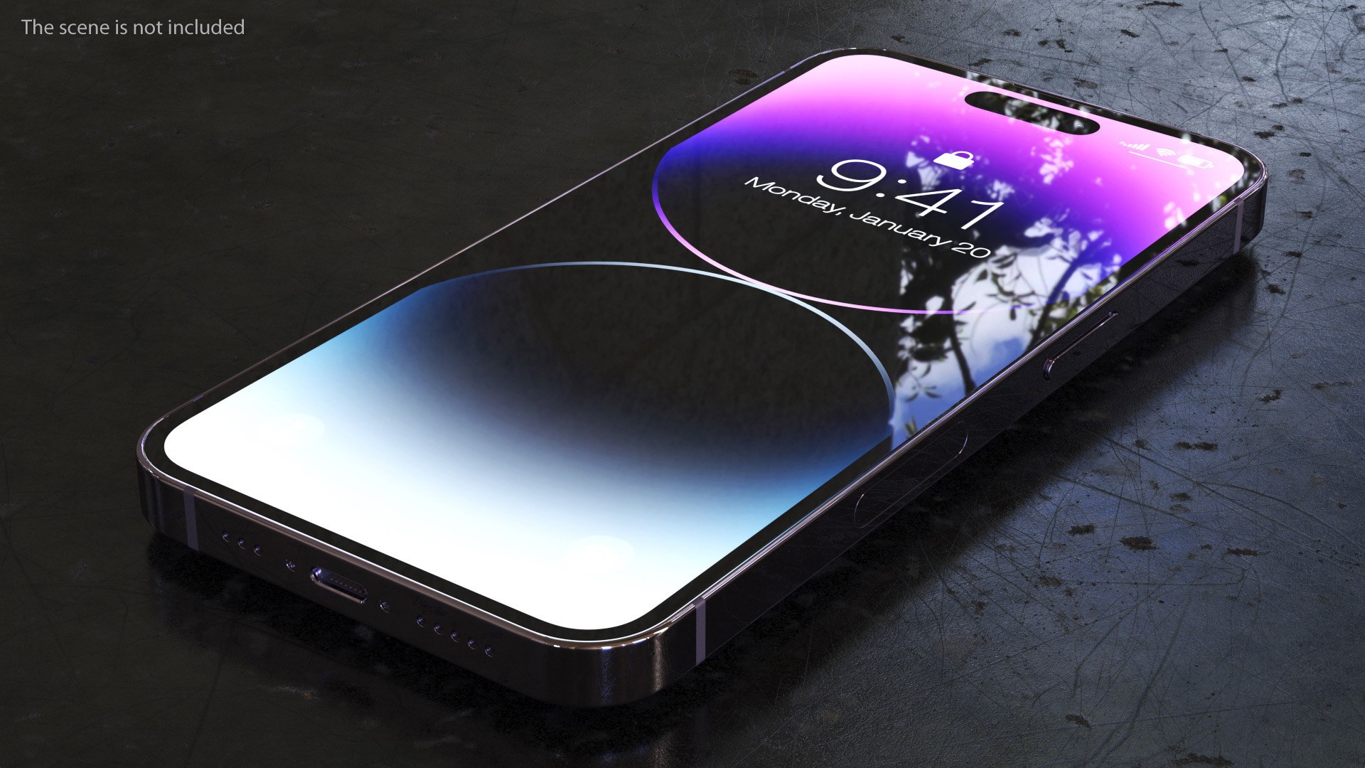 3D Apple IPhone 14 Pro Deep Purple - TurboSquid 1980799