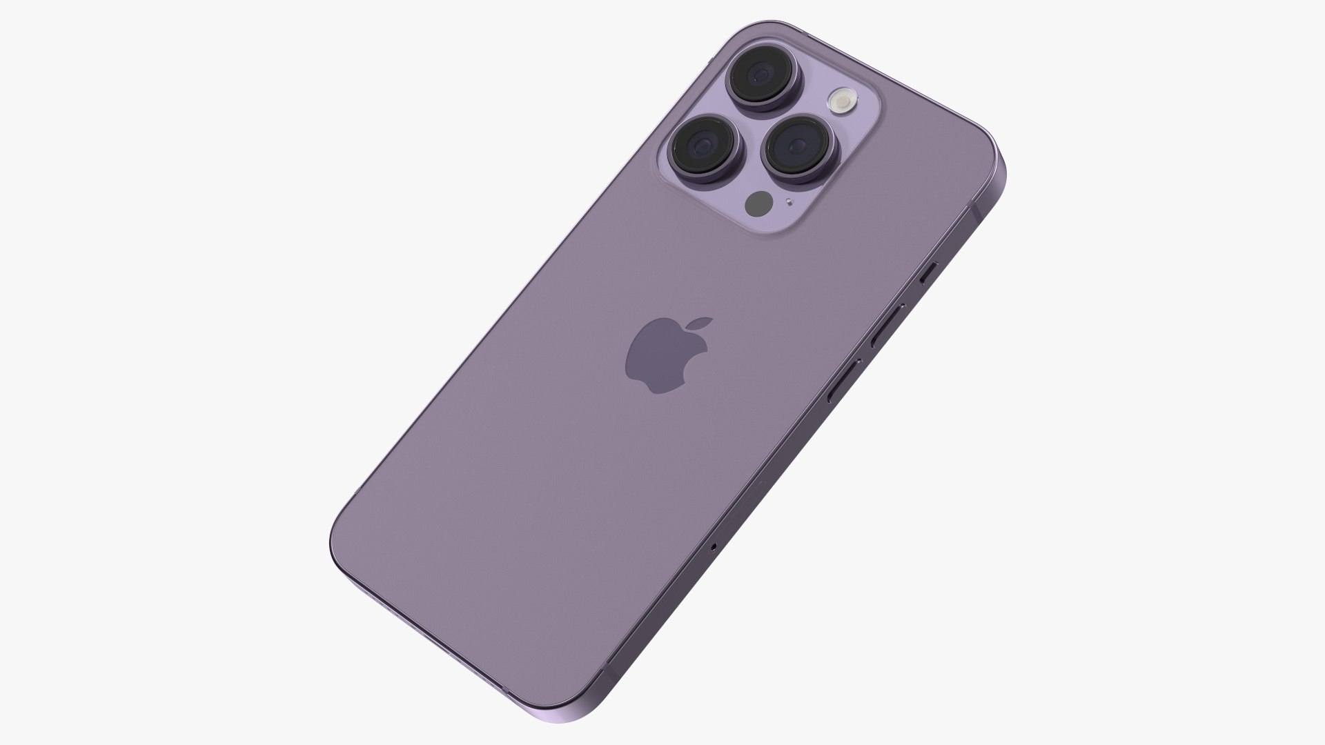 Apple iPhone 14 Pro Deep Purple 3D model preview