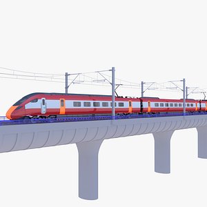 Bridge with Hitachi Azuma