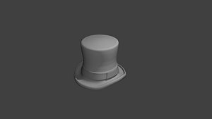 3d model simple hat