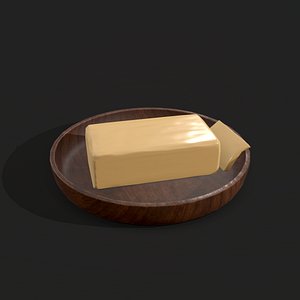3D Butter Dish