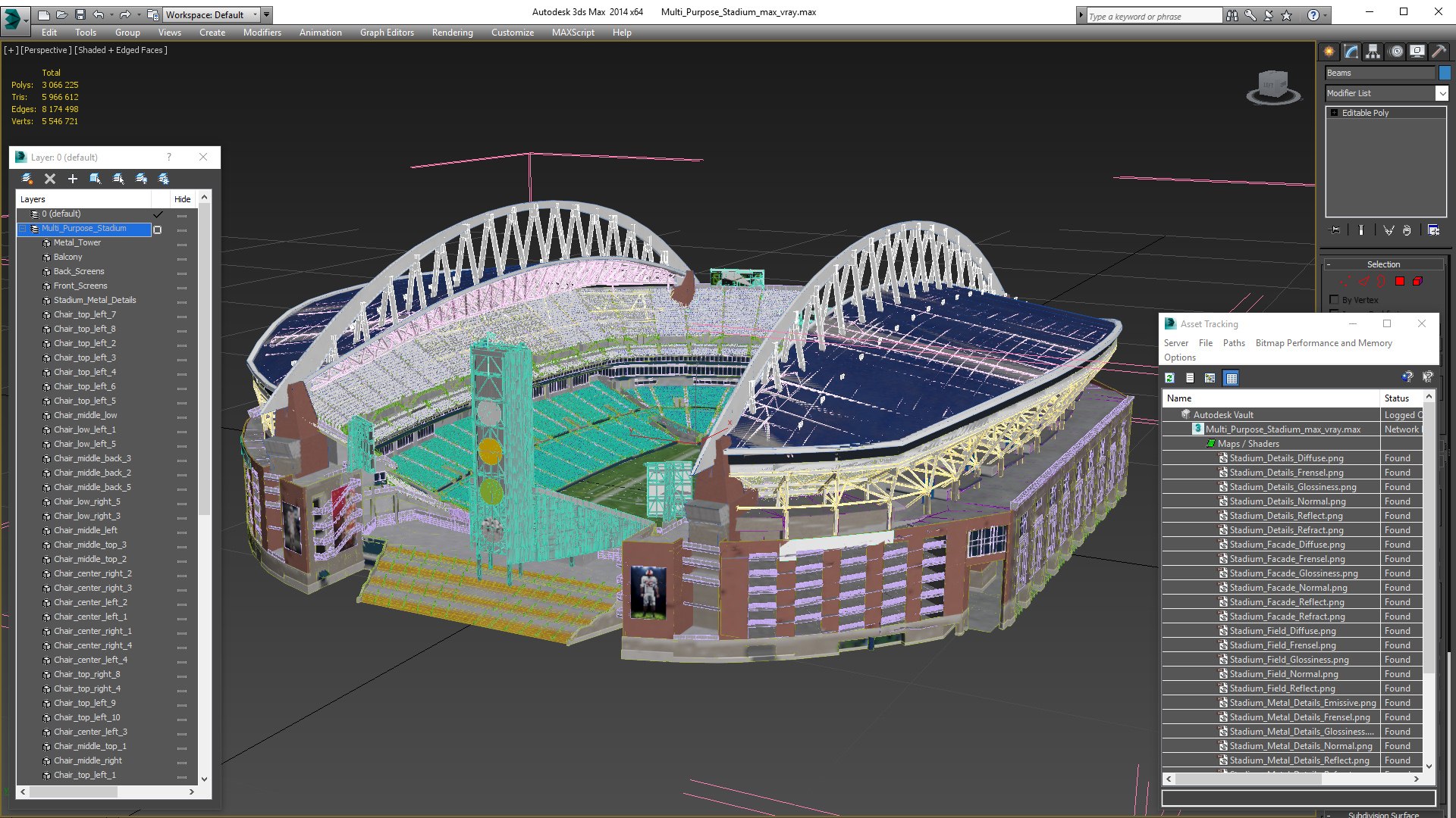 3D Multi Purpose Stadium model https://p.turbosquid.com/ts-thumb/2I/kTg4Dj/4E/multipurposestadium3dsmodel039/jpg/1629359218/1920x1080/fit_q87/afb1bd2938c4a6b969f8998d0ef3639f27f3dd96/multipurposestadium3dsmodel039.jpg