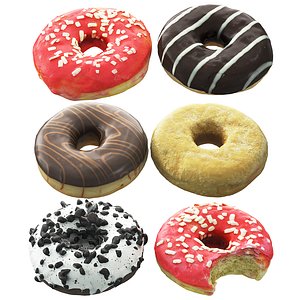 3D donuts model