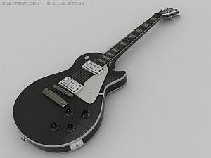 3d gibson les paul guitar model