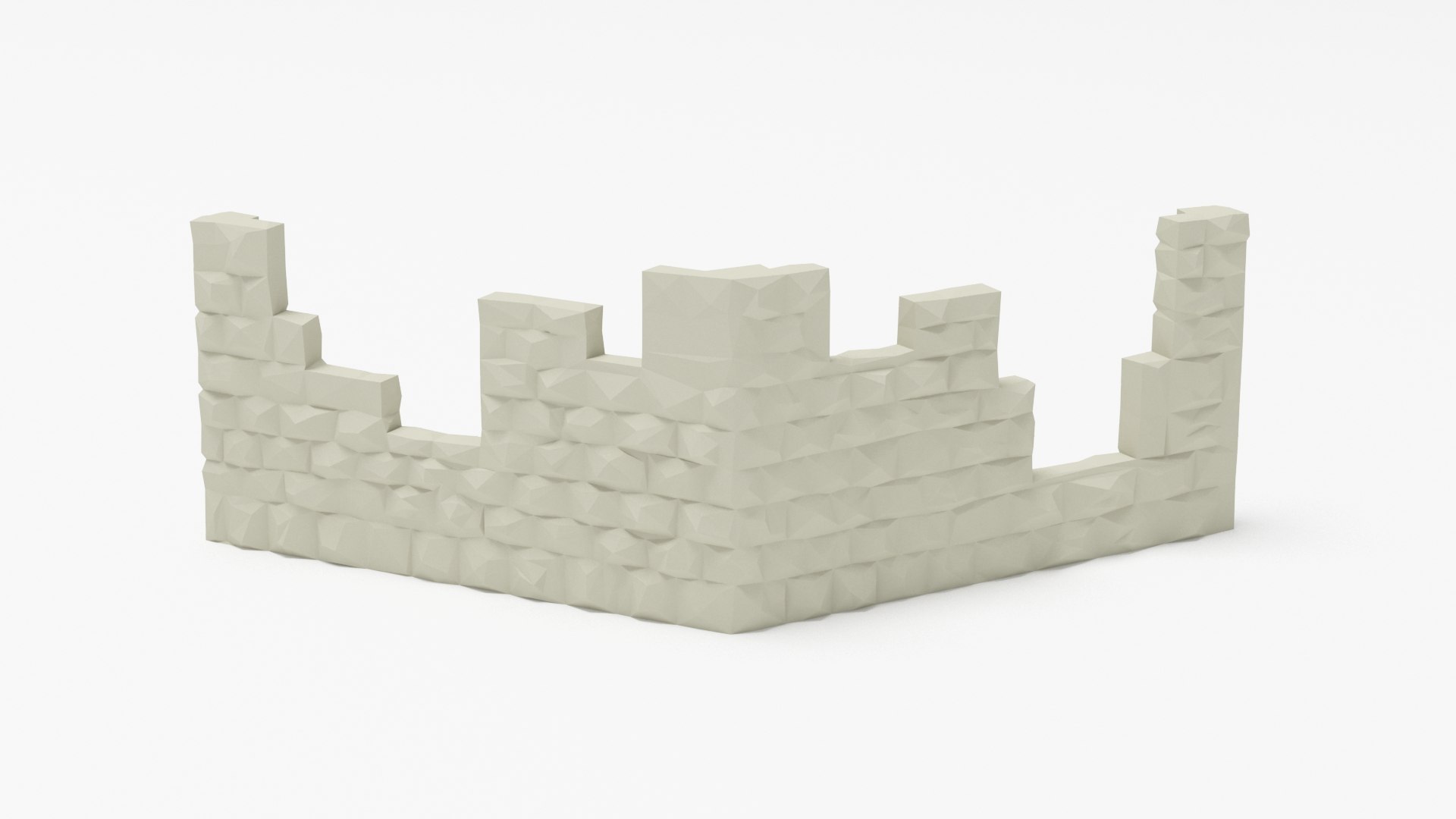 3D Model Walls Low Poly - TurboSquid 1946696