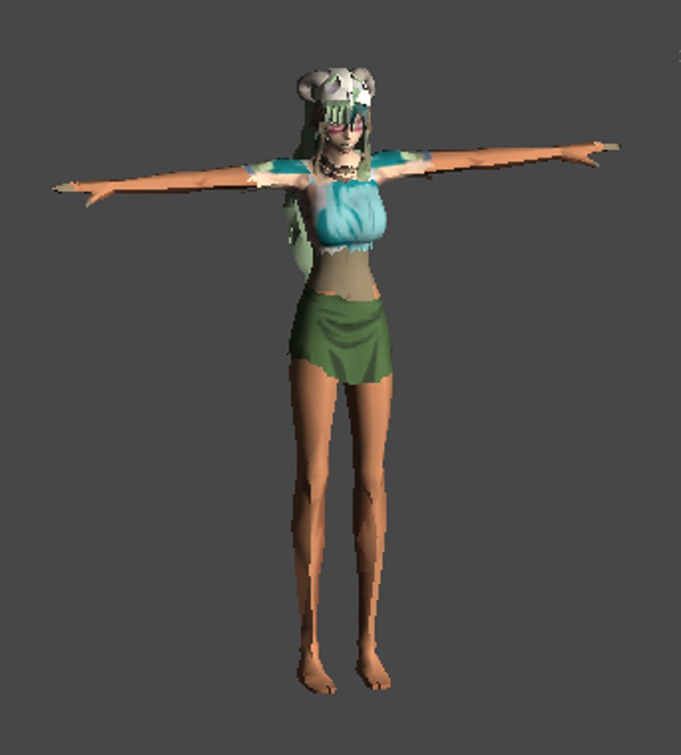 Female Warrior 3d Model