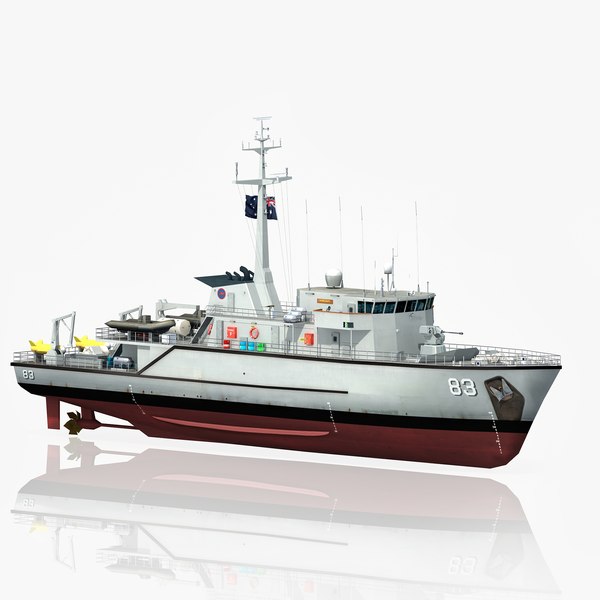 Hmas hawkesbury m 3D model - TurboSquid 1671619