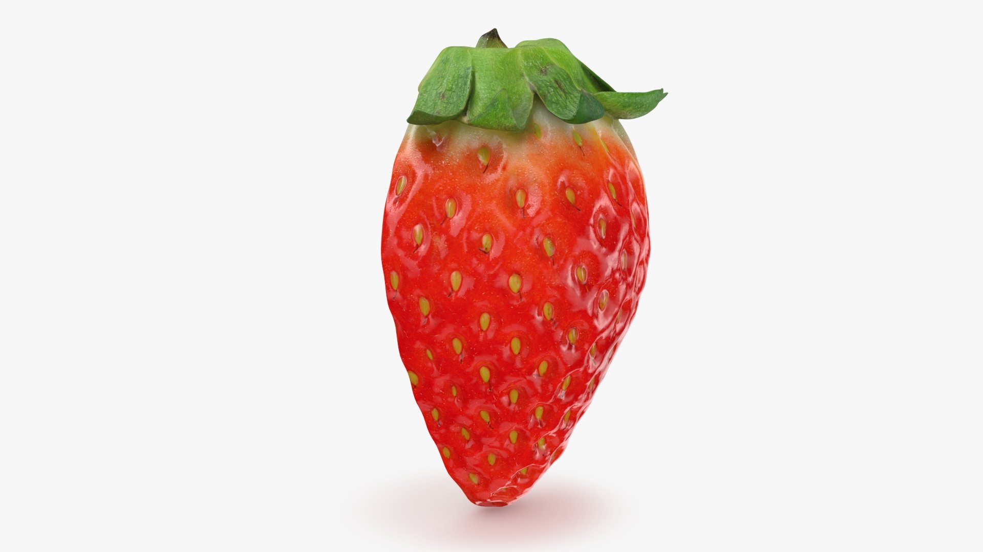 3D Half Strawberry - TurboSquid 2218188