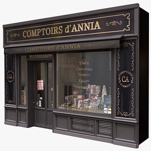 Typical Paris Shop Facade 4