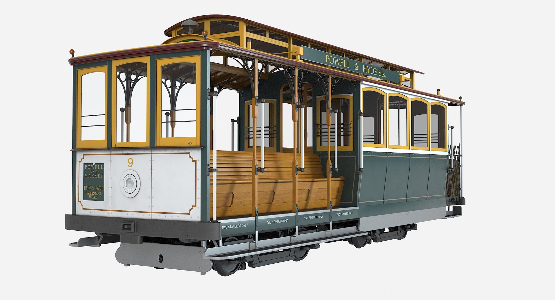3d Model Cable Car