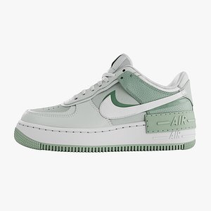 3D Nike Air Force 1 Low Shadow Spruce Aura White