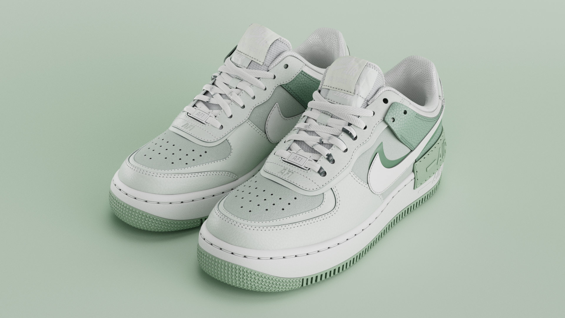 Nike air force 1 shadow aura white sale