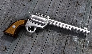 3d model gun colt