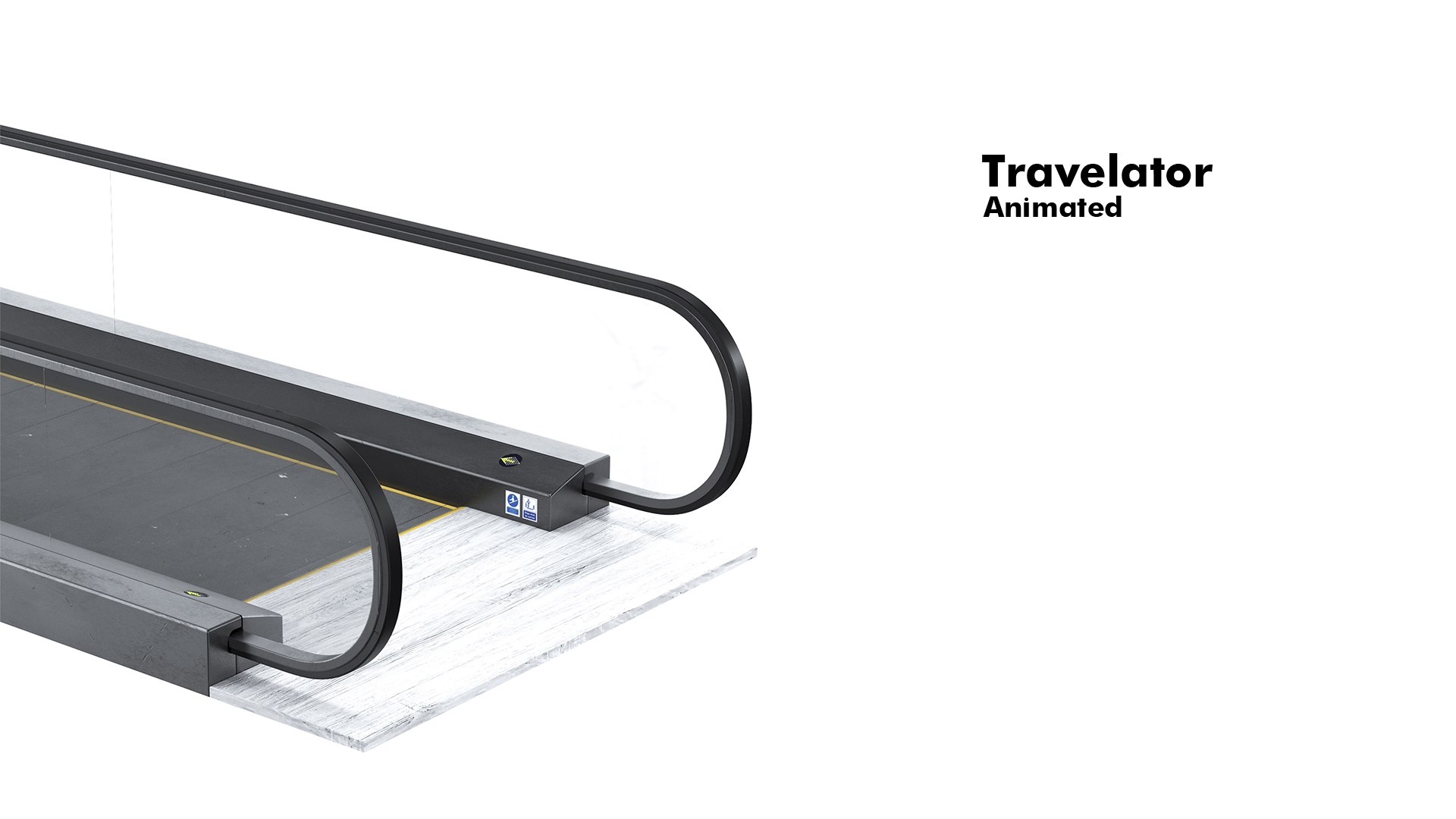 Travelator - Animated 3D Model - TurboSquid 2354806