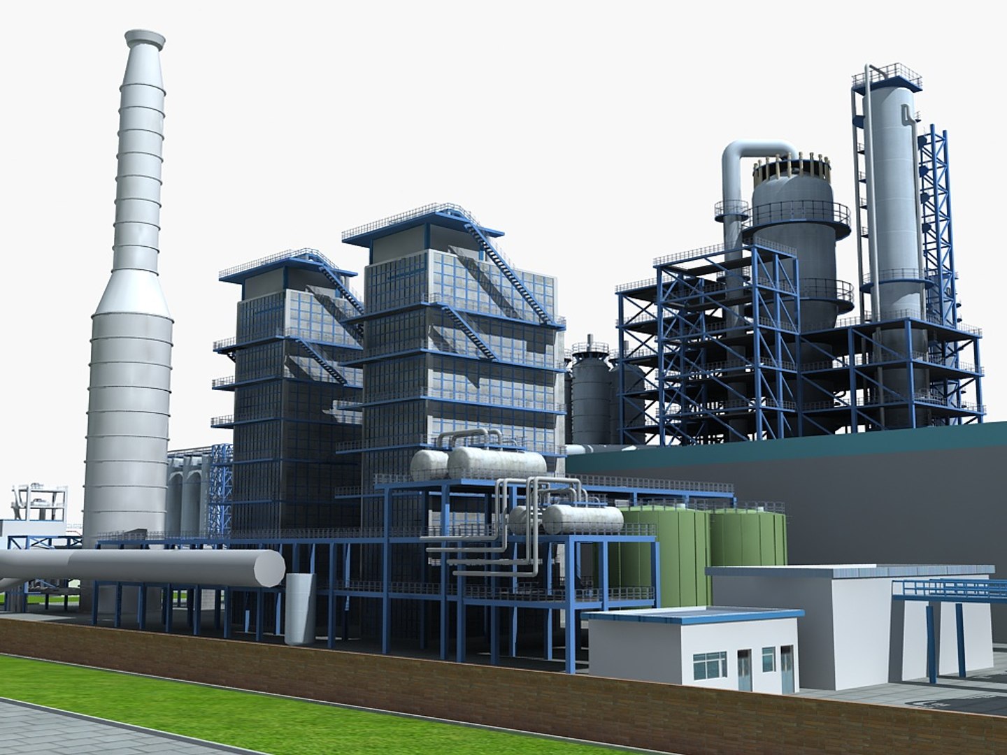 3d Mega Refinery Model