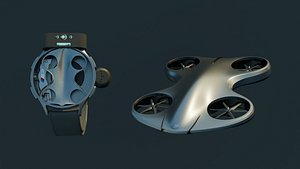 Drone Watch 3D model