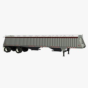 dakota 48ft grain trailer 3d lwo