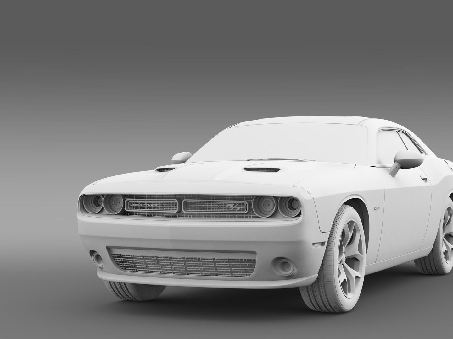 3d dodge challenger rt lc model