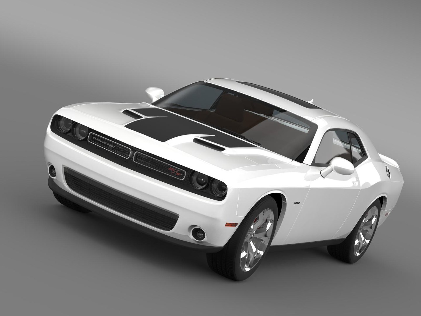 3d dodge challenger rt lc model
