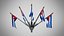 Drapeaux muraux de Cuba (5)