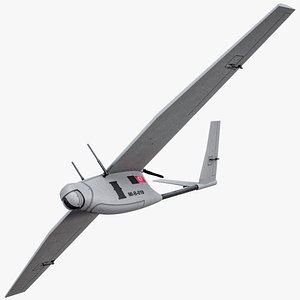 Bayraktar Mini UAV PBR 3D model