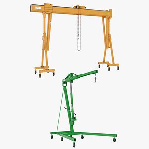 3D model Mobile Cranes Collection 2