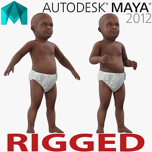 african american baby rigged ma