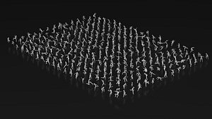 3D LP People 05 Run Jump Climb