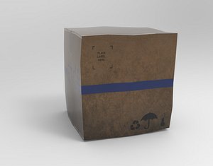 3D cardboard box pack