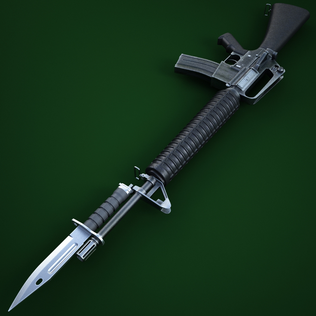 3ds m16a2 assault rifle m9