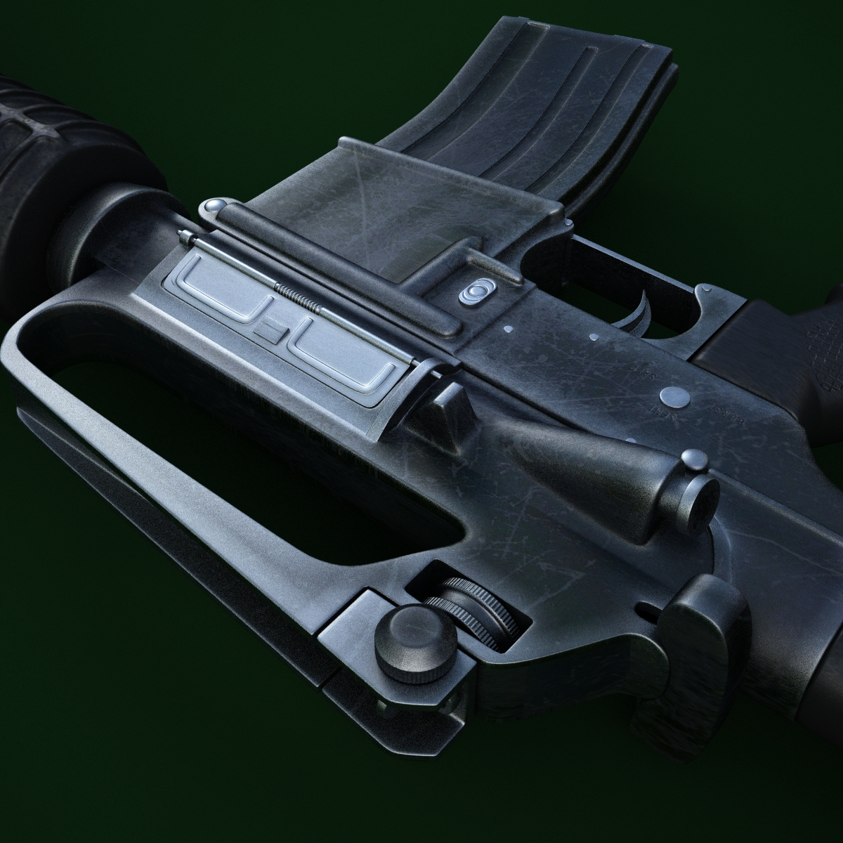 3ds m16a2 assault rifle m9