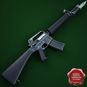 M16A2 Assault Rifle with M9 Bayonet