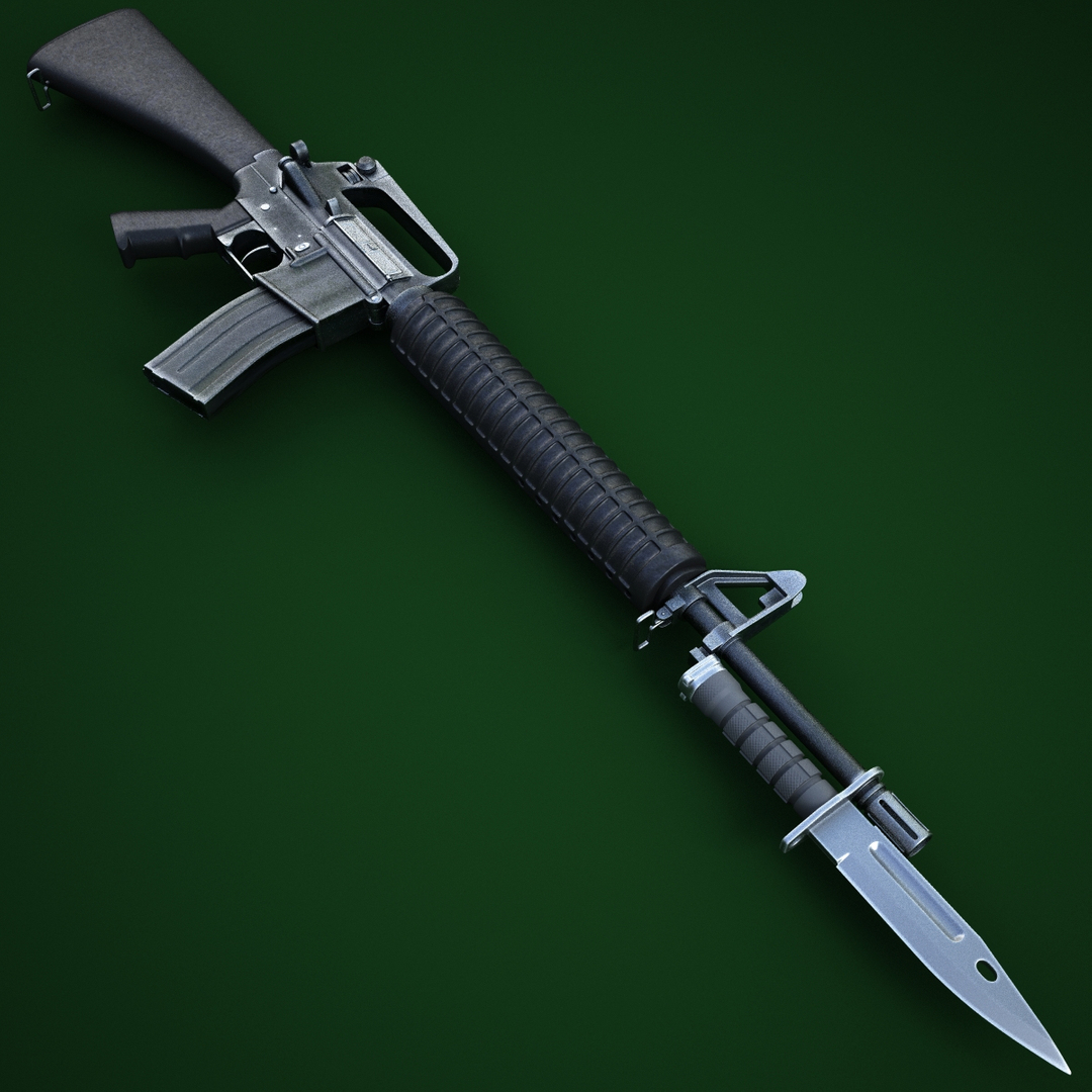 3ds m16a2 assault rifle m9