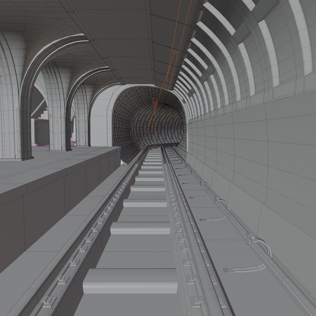 3D Subway Station Model - TurboSquid 1826452