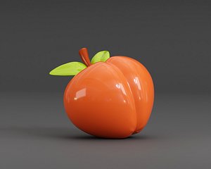 Peach 3D model