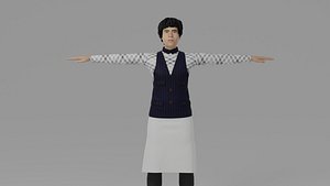 Waiter Man 3D