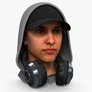 Young Man Wearing Cap 3D