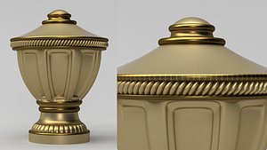 Carved Finial 3D model