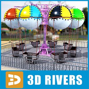 x amusement kids ride swing