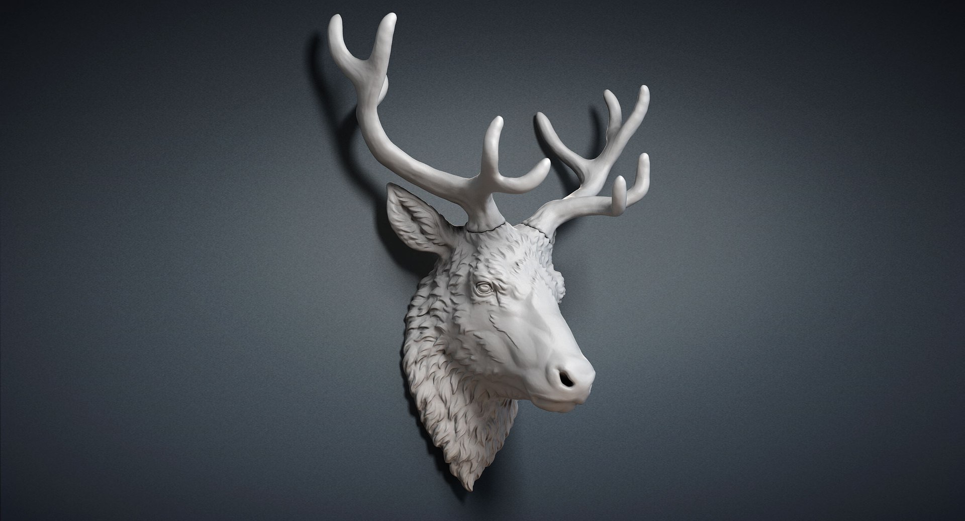 Reindeer Deer Head Types 3d Model