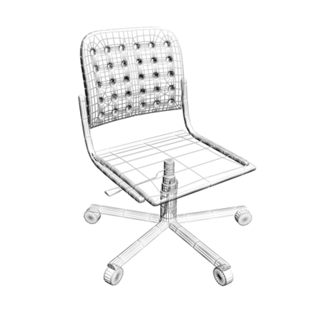 3d Office Chair Model